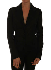 Dolce & Gabbana Black Nylon Net Blazer Jacket -   -  Dolce & Gabbana.